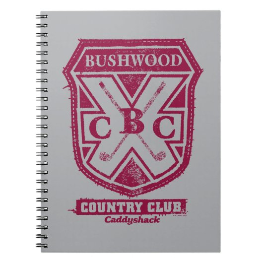 Caddyshack | Bushwood Country Club Crest Notitieboek (Voorkant)