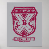 Caddyshack | Bushwood Country Club Crest Poster (Voorkant)