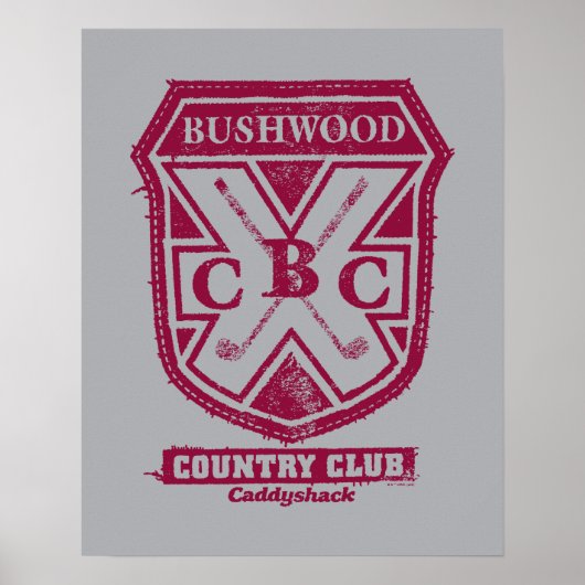 Caddyshack | Bushwood Country Club Crest Poster (Voorkant)