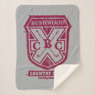 Caddyshack   Bushwood Country Club Crest Sherpa Deken