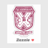 Caddyshack | Bushwood Country Club Crest Sticker (Vel)