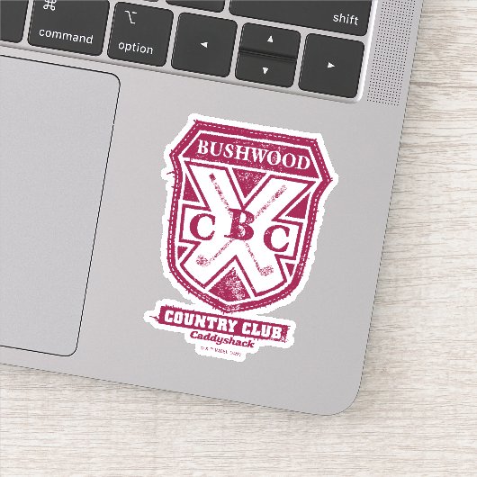 Caddyshack | Bushwood Country Club Crest Sticker (Detail)