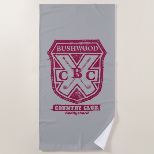 Caddyshack | Bushwood Country Club Crest Strandlaken (Voorkant)