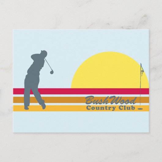Caddyshack | Bushwood Country Club Sunrise Briefkaart (Voorkant)