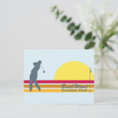 Caddyshack | Bushwood Country Club Sunrise Briefkaart (Staand voorkant)