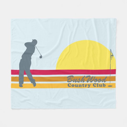 Caddyshack | Bushwood Country Club Sunrise Fleece Deken (Voorkant (Horizontaal))