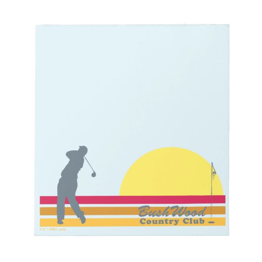 Caddyshack | Bushwood Country Club Sunrise Notitieblok (Voorkant)