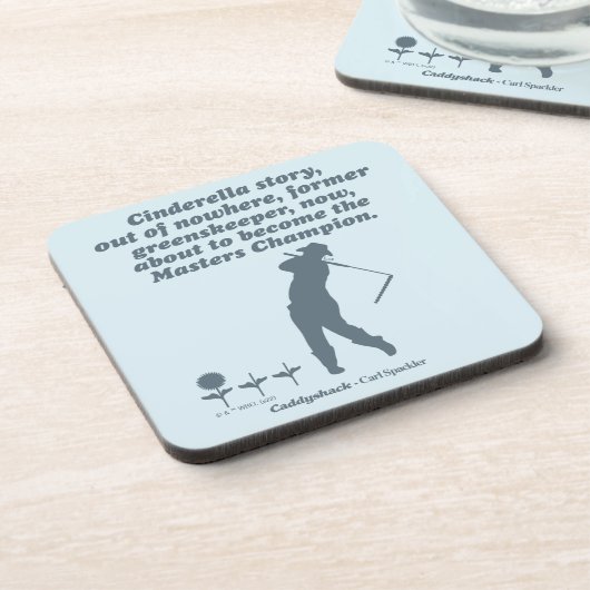 Caddyshack | Cindrella Story Bier Onderzetter (Linkerzijde)
