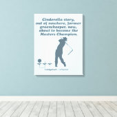 Caddyshack | Cindrella Story Canvas Afdruk (Insitu (Houten vloer))
