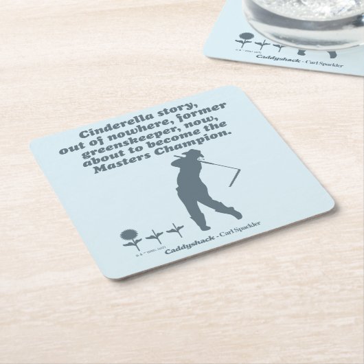 Caddyshack | Cindrella Story Kartonnen Onderzetters (Schuin)