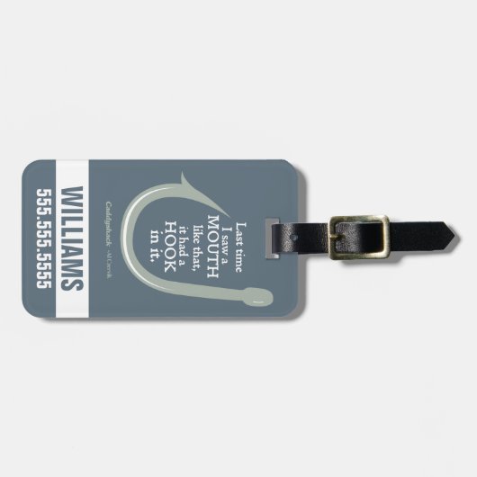 Caddyshack | De laatste keer dat ik zo'n mond zag Bagagelabel (Voorkant horizontaal)