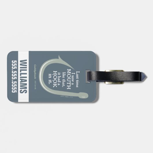 Caddyshack | De laatste keer dat ik zo'n mond zag Bagagelabel (Achterkant horizontaal)