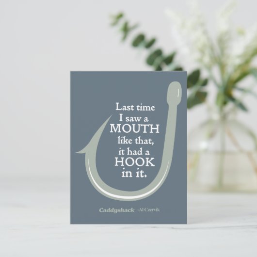 Caddyshack | De laatste keer dat ik zo'n mond zag Briefkaart (Staand voorkant)