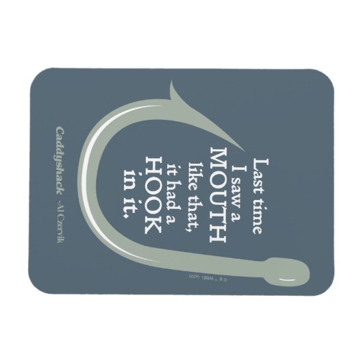 Caddyshack | De laatste keer dat ik zo'n mond zag Magneet (Horizontaal)