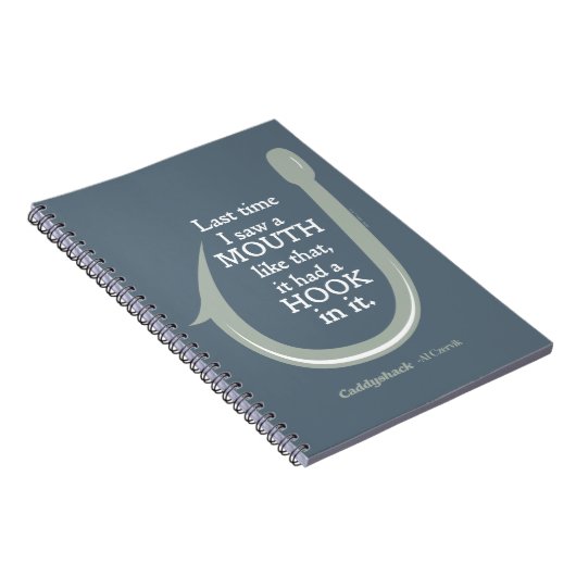 Caddyshack | De laatste keer dat ik zo'n mond zag Notitieboek (Rechterzijde)