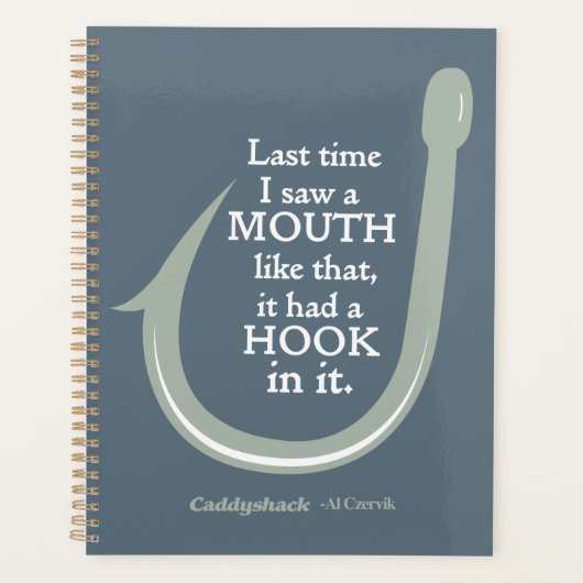 Caddyshack | De laatste keer dat ik zo'n mond zag Planner (Voorkant)