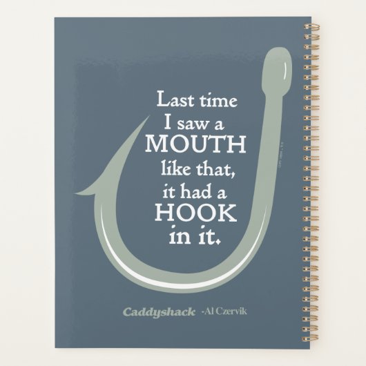 Caddyshack | De laatste keer dat ik zo'n mond zag Planner (Achterkant)