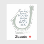 Caddyshack | De laatste keer dat ik zo'n mond zag Sticker (Vel)