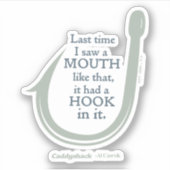 Caddyshack | De laatste keer dat ik zo'n mond zag Sticker (Voorkant)