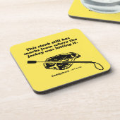 Caddyshack | Deze steak heeft nog steeds tekens Bier Onderzetter (Linkerzijde)