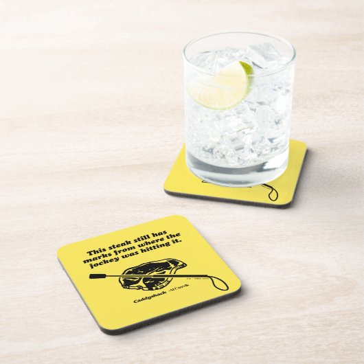 Caddyshack | Deze steak heeft nog steeds tekens Bier Onderzetter (Rechterzijde)