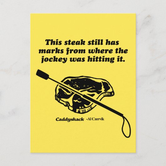Caddyshack | Deze steak heeft nog steeds tekens Briefkaart (Voorkant)