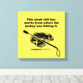 Caddyshack | Deze steak heeft nog steeds tekens Canvas Afdruk (Insitu (Houten vloer))