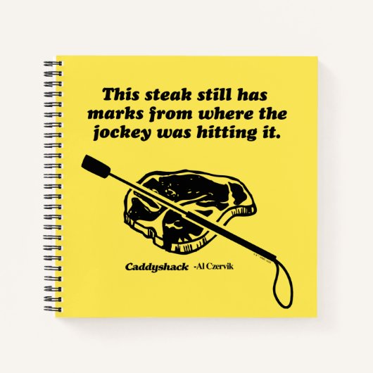 Caddyshack | Deze steak heeft nog steeds tekens Notitieboek (Voorkant)