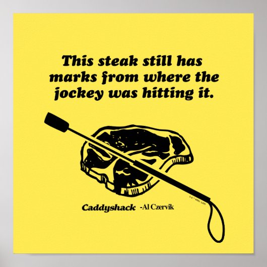 Caddyshack | Deze steak heeft nog steeds tekens Poster (Voorkant)