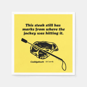 Caddyshack   Deze steak heeft nog steeds tekens Servet