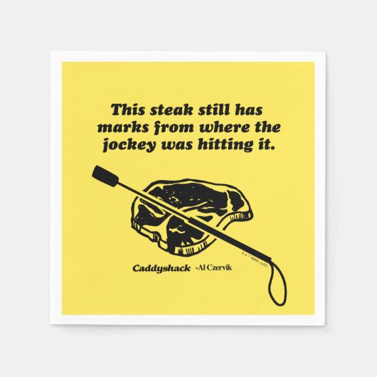 Caddyshack | Deze steak heeft nog steeds tekens Servet (Voorkant)