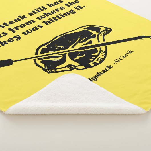 Caddyshack | Deze steak heeft nog steeds tekens Sherpa Deken (3/4)