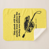 Caddyshack | Deze steak heeft nog steeds tekens Sherpa Deken (Voorkant (horizontaal))