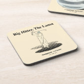 Caddyshack | Grote Hitter, de lama Bier Onderzetter (Linkerzijde)