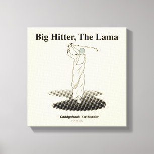 Caddyshack   Grote Hitter, de lama Canvas Afdruk