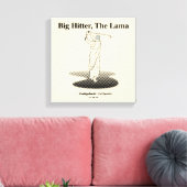 Caddyshack | Grote Hitter, de lama Canvas Afdruk (Insitu (Woonkamer))