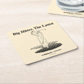 Caddyshack | Grote Hitter, de lama Kartonnen Onderzetters (Schuin)