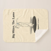 Caddyshack | Grote Hitter, de lama Sherpa Deken (Voorkant (horizontaal))