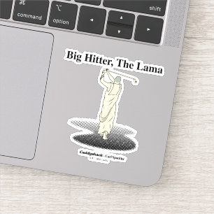 Caddyshack Grote Hitter, de lama Sticker