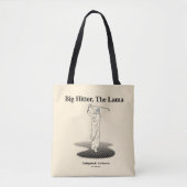 Caddyshack | Grote Hitter, de lama Tote Bag (Voorkant)