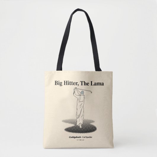 Caddyshack | Grote Hitter, de lama Tote Bag (Voorkant)
