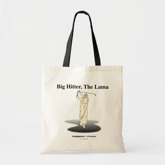 Caddyshack | Grote Hitter, de lama Tote Bag (Voorkant)