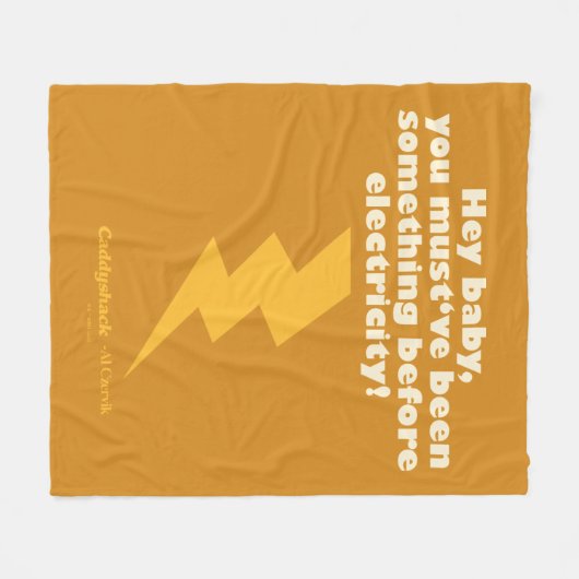 Caddyshack | Hé Baby, je moet iets zijn geweest Fleece Deken (Voorkant (Horizontaal))