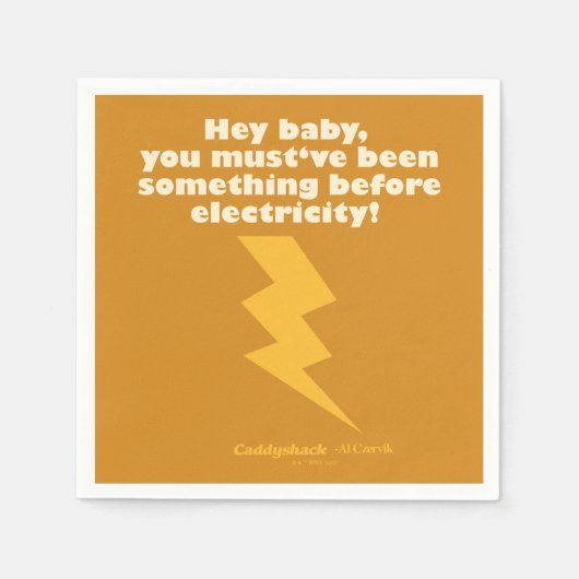 Caddyshack | Hé Baby, je moet iets zijn geweest Servet (Voorkant)
