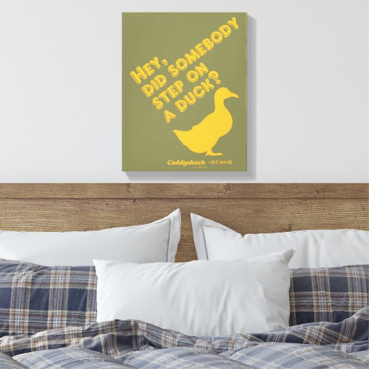 Caddyshack Hé, is iemand op een wagen gestapt? Canvas Afdruk (Insitu (Slaapkamer))