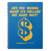 Caddyshack | Hé, wil je 14 dollar de moeite waard Notitieboek (Voorkant)