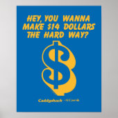 Caddyshack | Hé, wil je 14 dollar de moeite waard Poster (Voorkant)