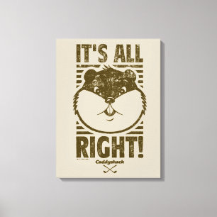 Caddyshack Het is goed! Canvas Afdruk