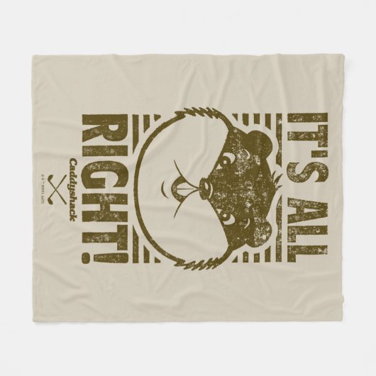 Caddyshack | Het is goed! Fleece Deken (Voorkant (Horizontaal))