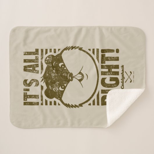 Caddyshack | Het is goed! Sherpa Deken (Voorkant (horizontaal))